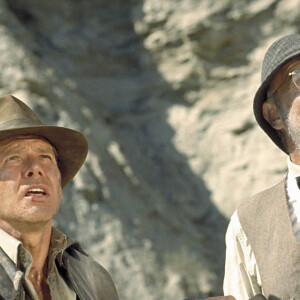 "Indiana Jones et la dernière croisade", 1989, Harrison Ford et Sean Connery.
