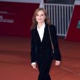 Isabelle Huppert assiste à la projection du film "Le discours" au 15 ème Festival International du Film à Rome, le 19 octobre 2020.