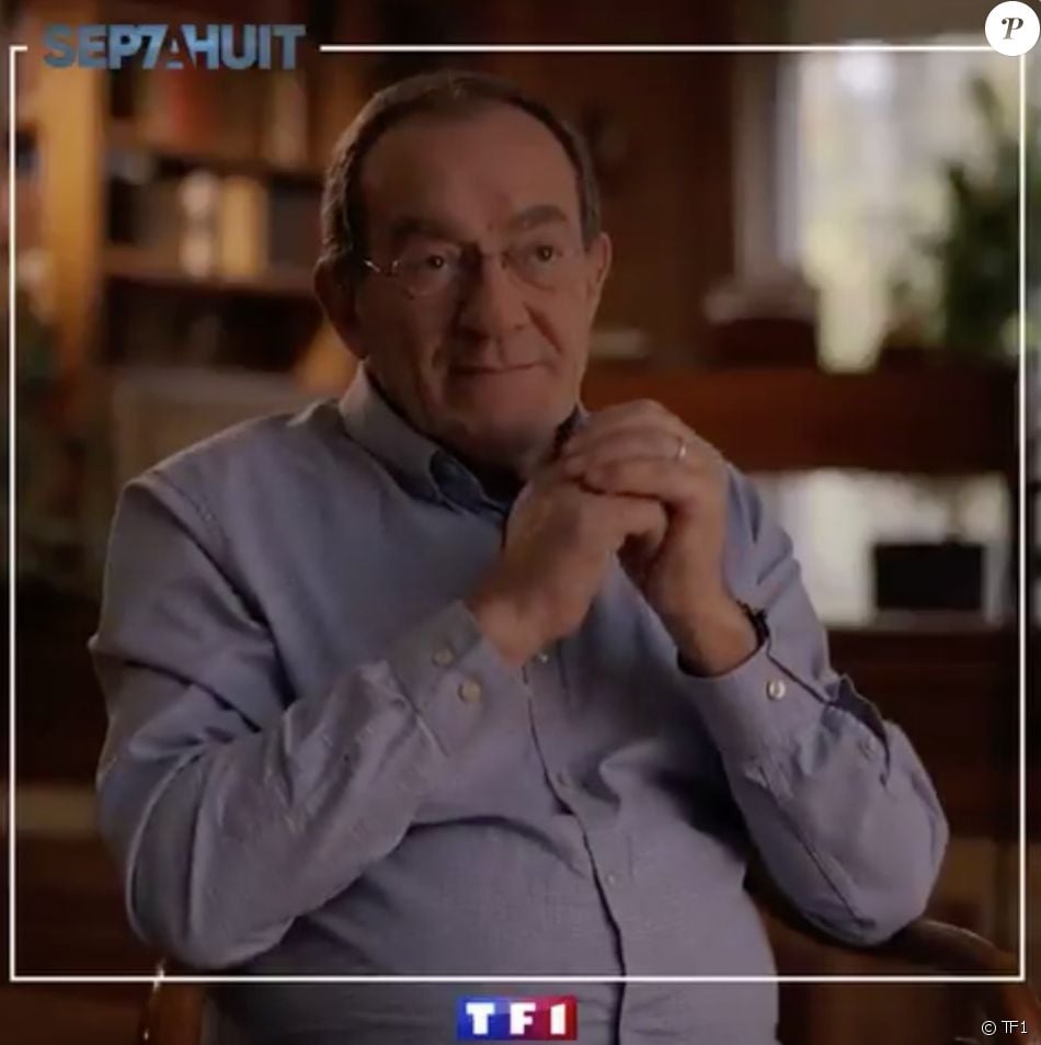 Sept A Huit Pierre Niney Jean-Pierre Pernaut dans l'émission Sept à Huit, sur TF1. Le 13 décembre  2020. - Purepeople