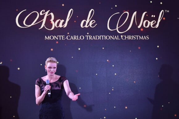Exclusif - La princesse Charlene de Monaco durant le traditionnel Bal de Noël à Monaco, il y a quatre ans. © Bruno Bebert/Pool restreint Monaco/Bestimage