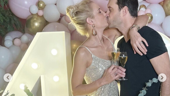 Elodie Gossuin en fête : baiser passionné à son mari Bertrand pour ses 40 ans