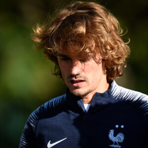 Antoine Griezmann à l'entraînement avec l'équipe de France au CNF à Clairefontaine le 2 septembre 2019. © Federico Pestellini / Panoramic / Bestimage