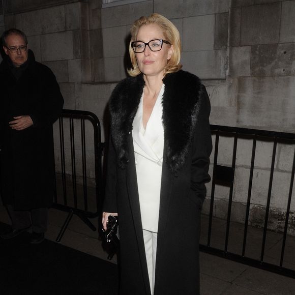 Gillian Anderson - Charles Finch & CHANEL Pre-BAFTA Party à Londres le 1er février 2020. 