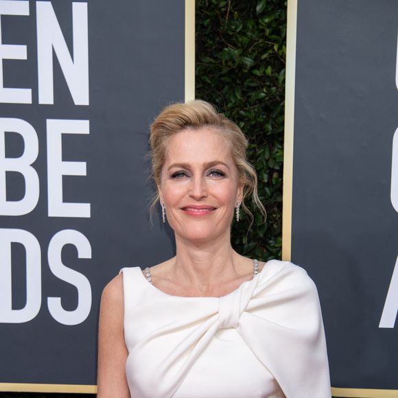 Gillian Anderson - Photocall de la 77ème cérémonie annuelle des Golden Globe Awards au Beverly Hilton Hotel à Los Angeles, le 5 janvier 2020. © Hfpa/AdMedia via ZUMA Wire / Bestimage 