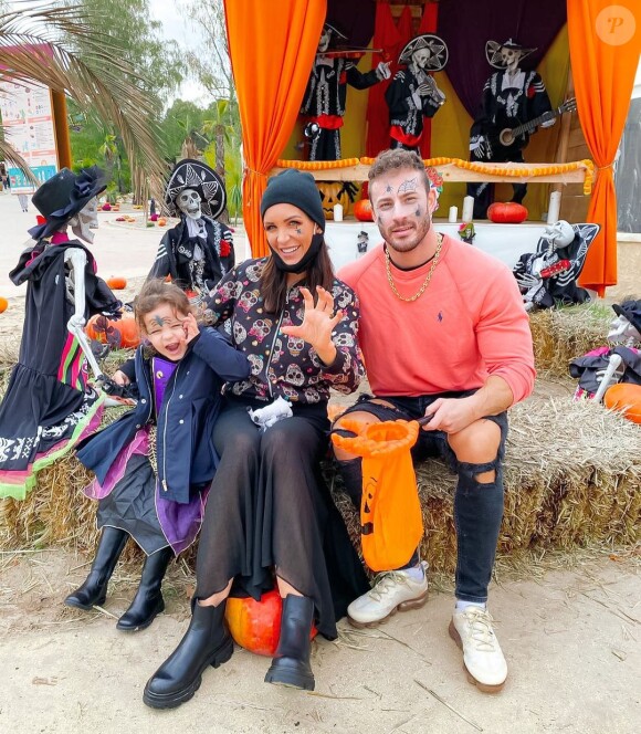 Julia Paredes, Maxime et leur fille Luna, octobre 2020