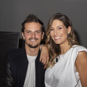 Exclusif - Juan Arbelaez et Laury Thilleman - Backstage de l'enregistrement de l'émission " Surprise Sur Prise ", présentée par L.Thilleman et D.Jack'sman, diffusée en prime time le 26 septembre sur France 2. Paris le 14 septembre 2020 © Jack Tribeca / Bestimage 