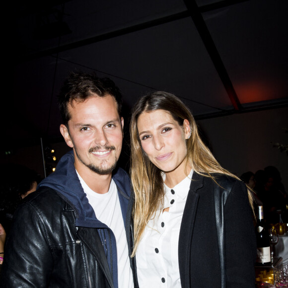 Laury Thilleman (Miss France 2011) et son compagnon Juan Arbelaez à l'occasion du lancement de la 26ème campagne d'Octobre Rose par l'association Le Cancer du Sein, Parlons-en ! sur le Champ de Mars à Paris, France, le 1er octobre 2019. © Jean-Baptiste Autissier/Panoramic/Bestimage 