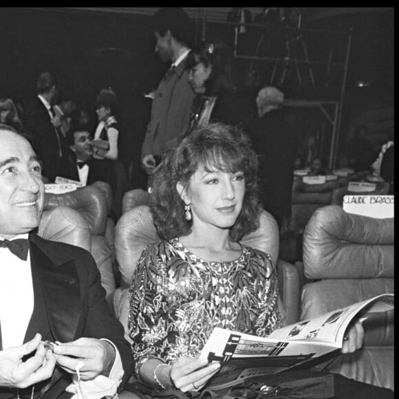 Claude Brasseur et Nathalie Baye aux César en 1983.