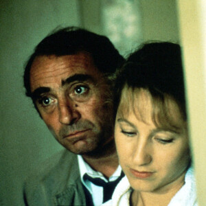 Claude Brasseur, Nathalie Baye sur le tournage du film "Detective".
