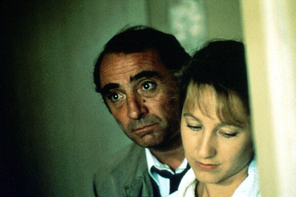 Claude Brasseur, Nathalie Baye sur le tournage du film "Detective".