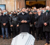 Cercueil - Sorties - Obsèques du rugbyman Christophe Dominici en l'église Saint-Louis de Hyères le 4 décembre 2020 © Patrick Carpentier / Bestimage