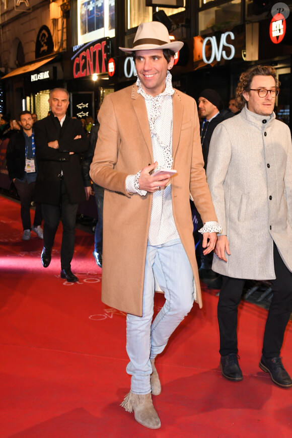 Mika arrive à la 70ème édition du festival de Sanremo, le 6 février 2020.