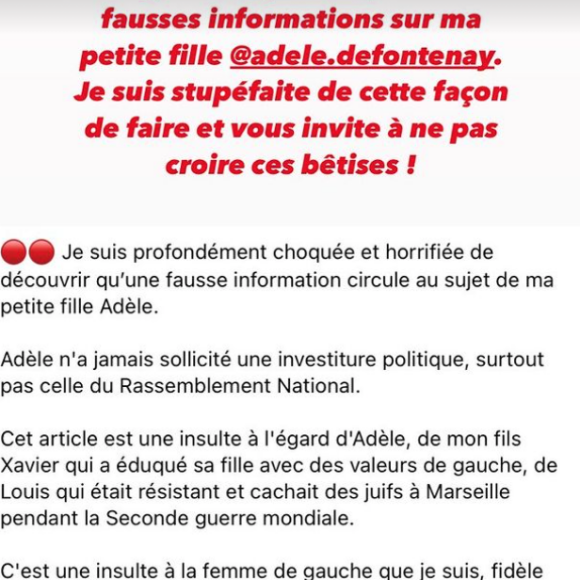 Genevieve de Fontenay sur Instagram.
