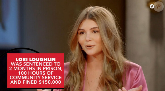Olivia Jade Giannulli : la fille de Lori Loughlin parle pour la première fois depuis le départ de sa mère en prison sur le plateau de l'émission Red Table Talk. Le 8 décembre 2020 
