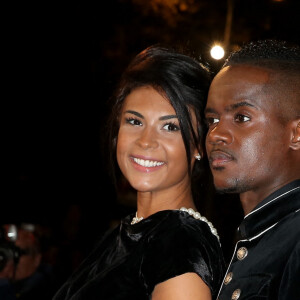 Alpha Diallo (aka Black M ou Black Mesrimes) et sa femme Léa Djadja - 16ème édition des NRJ Music Awards à Cannes. Le 13 décembre 2014