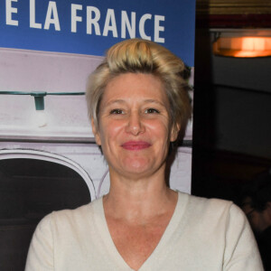 Exclusif - Maïtena Biraben lors de la représentation exceptionnelle du spectacle de Vincent Moscato "Complètement Jojo" au théâtre du Gymnase. Paris, le 10 avril 2019. © Guirec Coadic/Bestimage