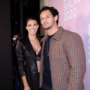 Exclusif - Iris Mittenaere et Diego El Glaoui - Photocall en marge du défilé Etam Live Show 2020 à Paris le 29 septembre 2020. © Pool Agence Bestimage 