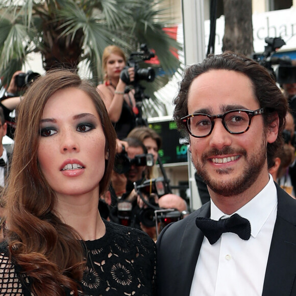 Thomas Hollande et sa compagne Emilie Broussouloux - Montée des marches du film "L'Amant Double" lors du 70ème Festival International du Film de Cannes. Le 26 mai 2017. © Borde-Jacovides-Moreau/Bestimage