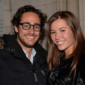 Thomas Hollande et sa compagne Emilie Broussouloux - Soirée de remise des prix du guide Fooding à la Cathédrale Américaine de Paris © Veeren/Bestimage
