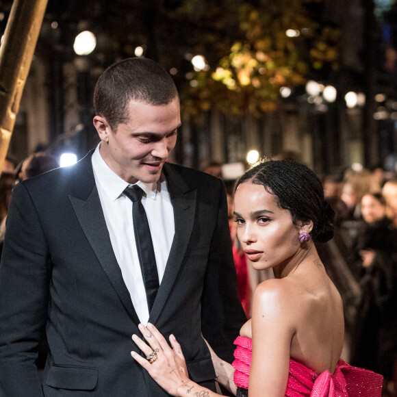 Zoe Kravitz et son fiancé Karl Glusman - Avant première mondiale du film "Les animaux fantastiques : Les crimes de Grindelwald" au cinéma UGC Bercy à Paris le 8 novembre 2018. © Cyril Moreau/bestimage