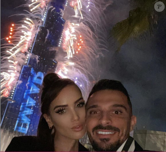 Le réveillon de Manon Marsault sur Instagram, le 1er janvier 2021.