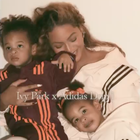 Beyoncé et ses jumeaux, Sir et Rumi.