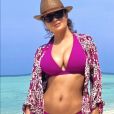 Salma Hayek, 54 ans et divine en bikini violet.