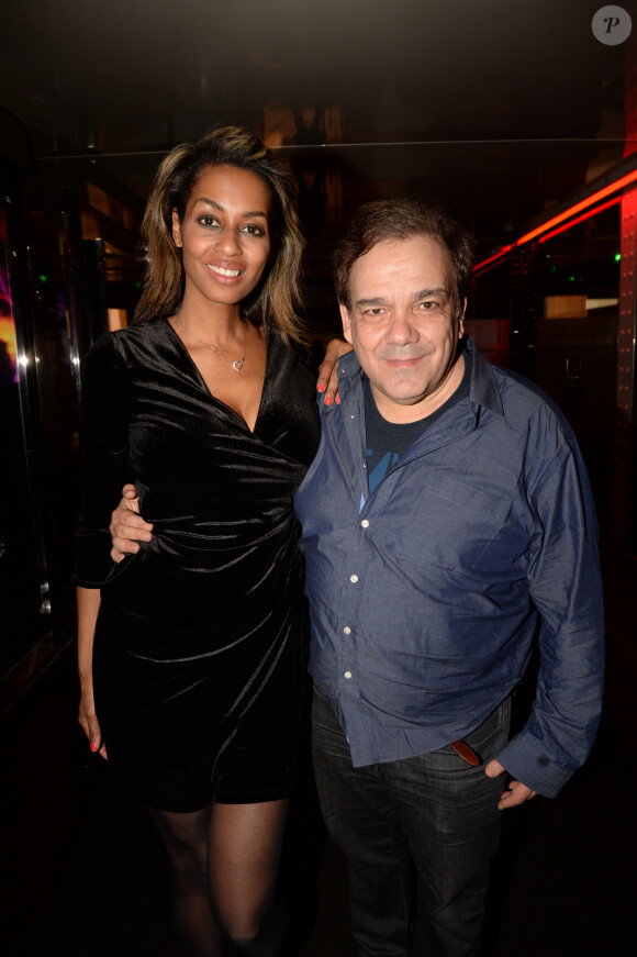 Exclusif - Didier Bourdon et sa femme Marie-Sandra - P. Lacheau (réalisateur et acteur du film) fête les 3 millions d'entrées pour le film "Alibi.com" entouré des acteurs du film au restaurant la Gioia à Paris le 15 mars 2017 © Rachid Bellak / Bestimage