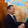Le Premier ministre israélien Benyamin Netanyahu reçoit le milliardaire chinois Jack Ma à Jérusalem, le 2 mai 2018.