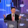 Jack Ma président d'Alibaba Group - Le président de la République française pendant un discours dans le cadre du Bloomberg Global Business Forum à New York City, New York, Etats-Unis, le 20 septembre 2017. © Ludovic Marin/Pool/Bestimage