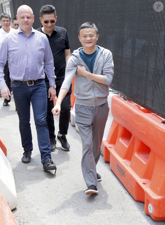 Le milliardaire chinois Jack Ma (Président d'Alibaba Group) se promène à New York, le 22 juin 2017.