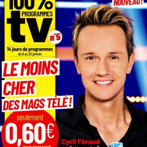 Couverture du magazine de "100% programme tv"