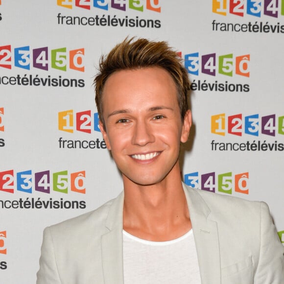 Cyril Féraud lors du photocall de la présentation de la nouvelle dynamique 2017-2018 de France Télévisions. Paris, le 5 juillet 2017. © Guirec Coadic/Bestimage 