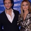 Exclusif - Caroline Receveur et son compagnon Hugo Philip - Les célébrités assistent au dîner de gala de l'association "Make a wish" au Pavillon Potel et Chabot à Paris. © Rachid Bellak / Bestimage