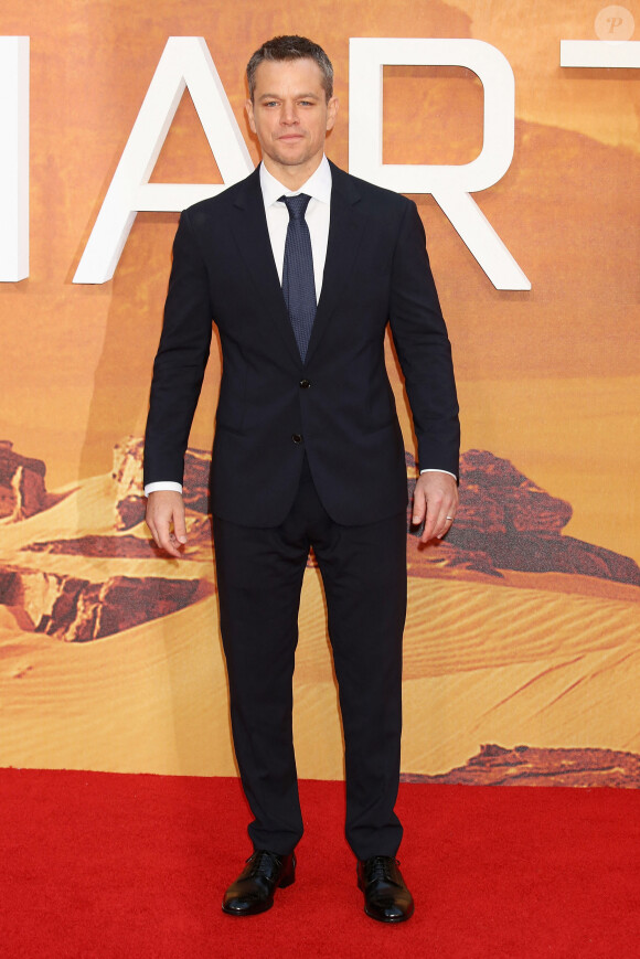 Matt Damon - Première du film " The Martian " à Londres Le 25 Septembre 2015 