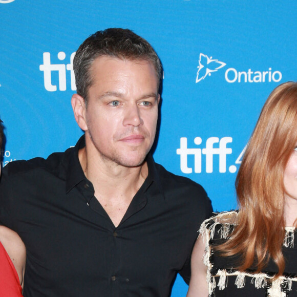 Kate Mara, Matt Damon, Jessica Chastain - Conférence de presse du film "The Martian" au festival du film de Toronto (TIFF) le 11 septembre 2015