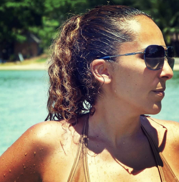 Amel Fatnassi, aventurière de "Koh-Lanta" en 2002 et 2008, sur TF1.