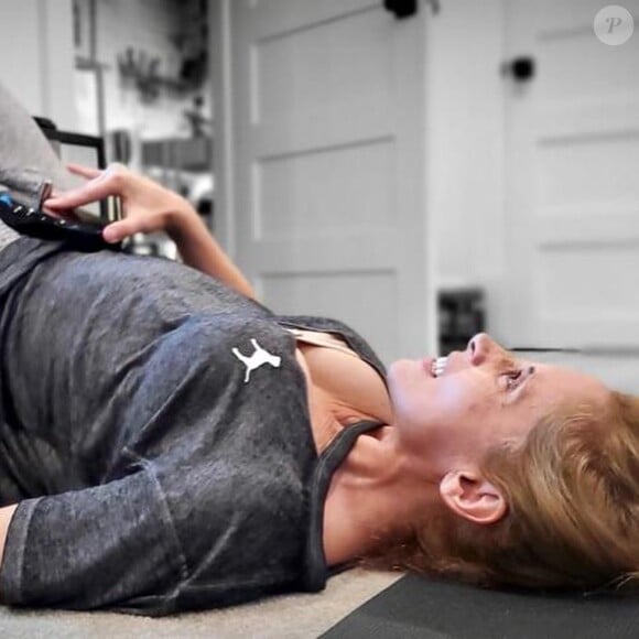Lara Fabian dévoile les coulisses de son entraînement sur Instagram, le 2 août 2020.