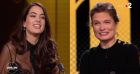 Sarah Biasini et Anouchka Delon dans le "20h30" de France 2, le 10 janvier 2021.