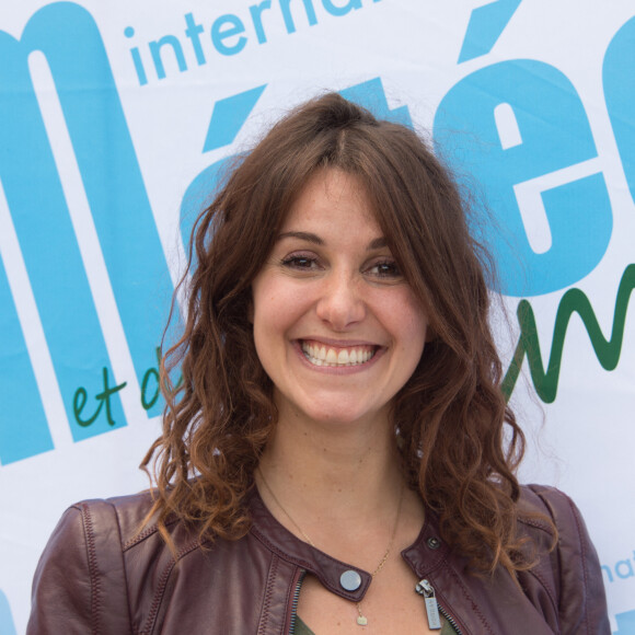 Fanny Agostini (Journaliste Marraine du 16e Forum International de la Météo et du Climat) - 16 ème Forum International de la météo et du climat sur le parvis de l'Hôtel de ville de Paris le 25 Mai 2019 © Alexandre Fay / PixPlanete / Bestimage