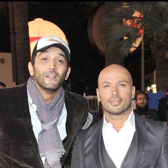 Ramzy Bedia et Eric Judor lors de la cérémonie des NRJ Music Awards en 2011 à Cannes.