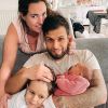 Kelluy Helard avec Neymar et leurs enfants Lyam et Lyana