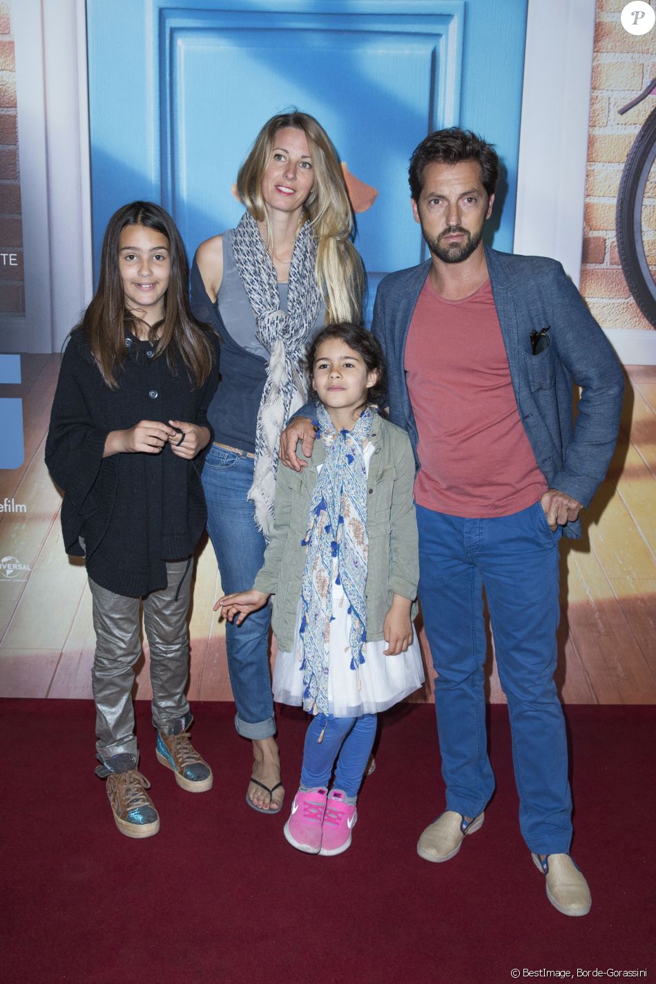 Frédéric Diefenthal et sa compagne - Avant-première du film "Comme Des Bêtes" au Grand Rex à Paris. Le 3 juillet 2016 © Borde-Gorassini / Bestimage