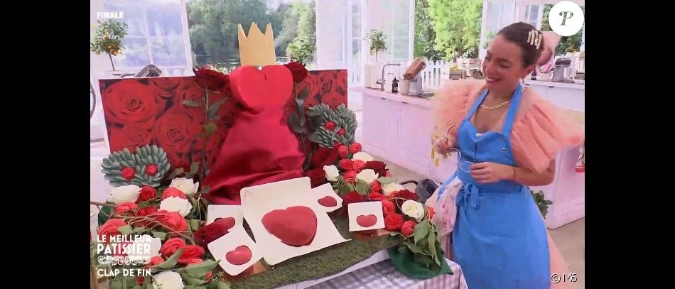 Elodie lors de la finale du "Meilleur Pâtissier 2020", le 30 janvier