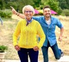 Cyril Lignac et Mercotte de retour sur le tournage du "Meilleur Pâtissier" pour la saison 9, le 30 juin 2020