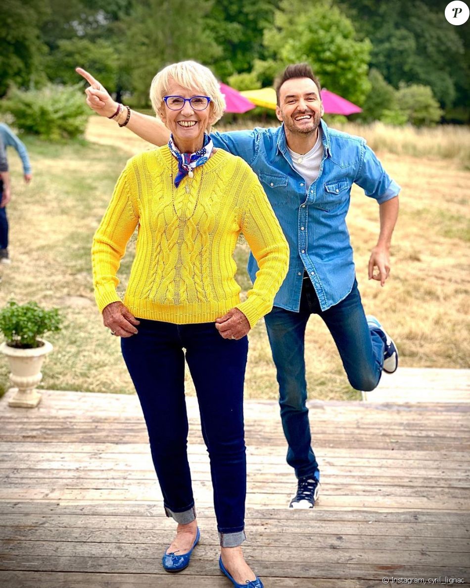 Cyril Lignac et Mercotte de retour sur le tournage du "Meilleur Pâtissier" pour la saison 9, le 30 juin 2020