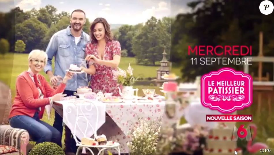 Mercotte, Cyril Lignac et Julia Vignali dans "Le Meilleur Pâtissier" sur M6.