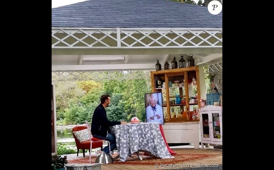 Mercotte en duplex sur le tournage de la saison 9 du "Meilleur Pâtissier", photo Instagram du 27 septembre 2020