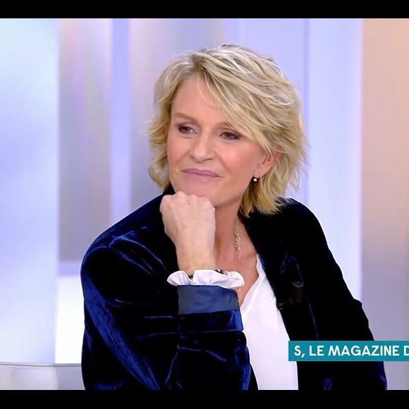 Sophie Davant parle de sa fille dans "C à vous", le 13 janvier 2021, sur France 5
