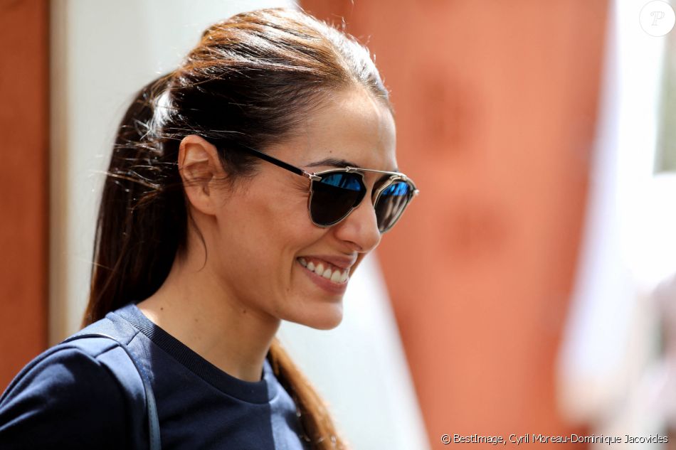 Sofia Essaïdi au village des Internationaux de Tennis de Roland Garros à Paris le 7 juin 2017 © Cyril Moreau-Dominique Jacovides/Bestimage